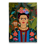 Naked Decor Frida Kahlo & Monkey Tea Towel