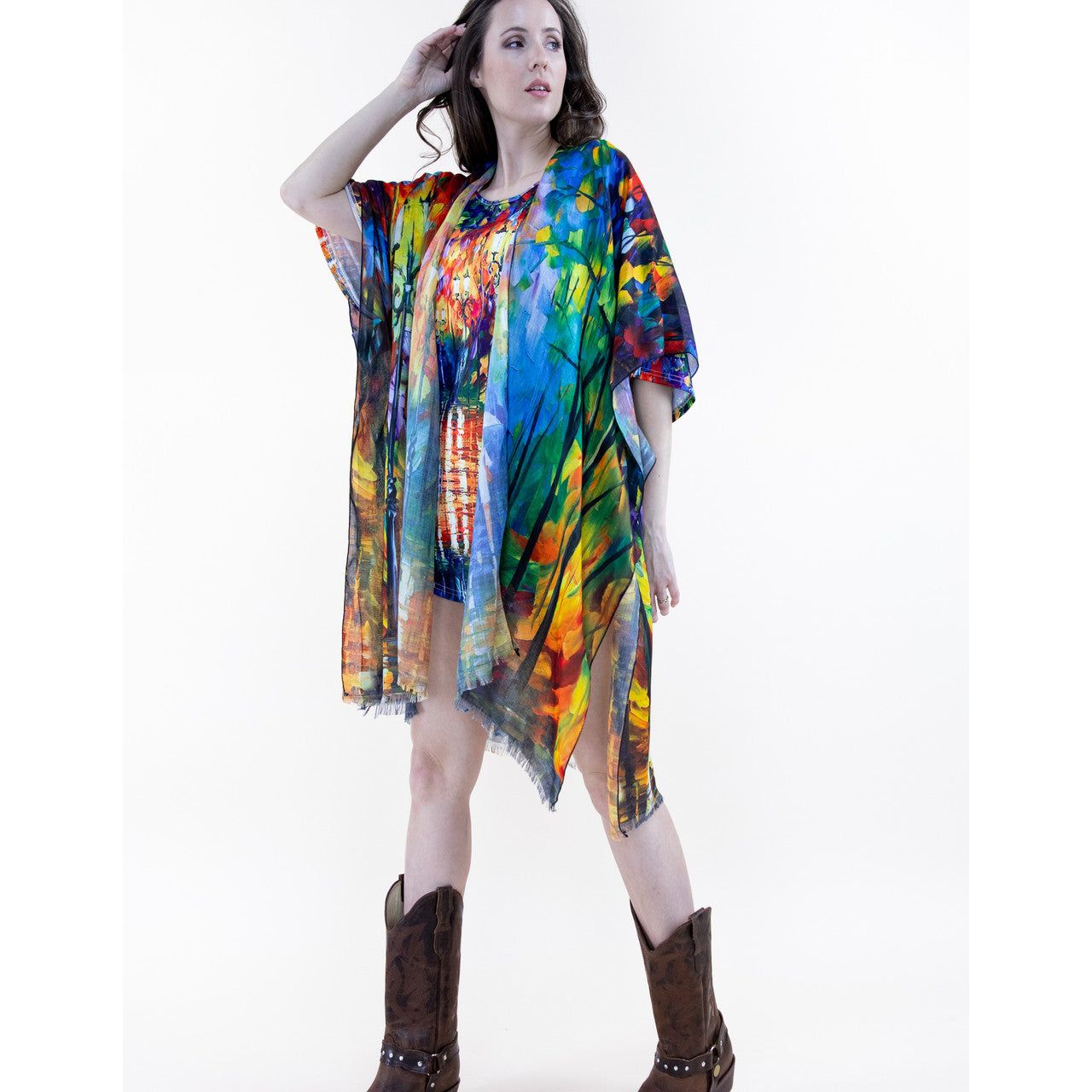 A Walk In The Rain Kimono (VM FT844093-BLOR)