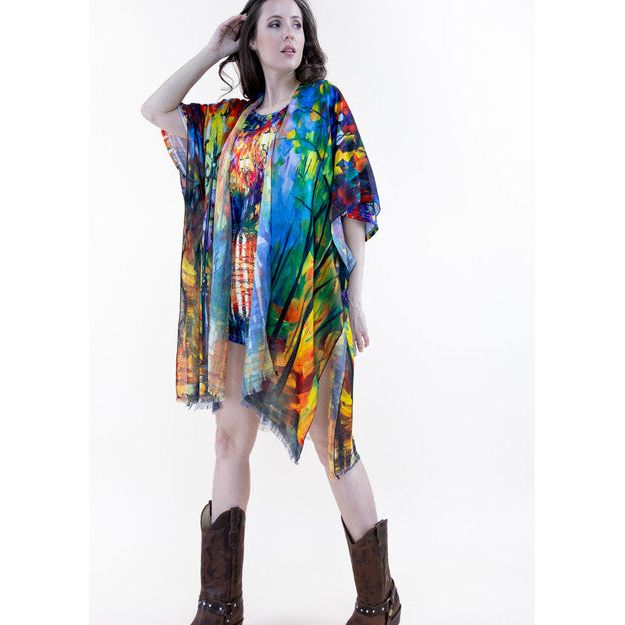 A Walk In The Rain Kimono (VM FT844093-BLOR)