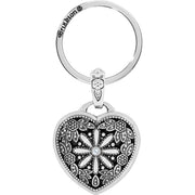 Brighton Floral Heart Locket Key Fob (E12192)