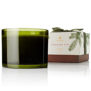 Thymes Frasier Fir 3 Wick Green Glass Candle (520547000)