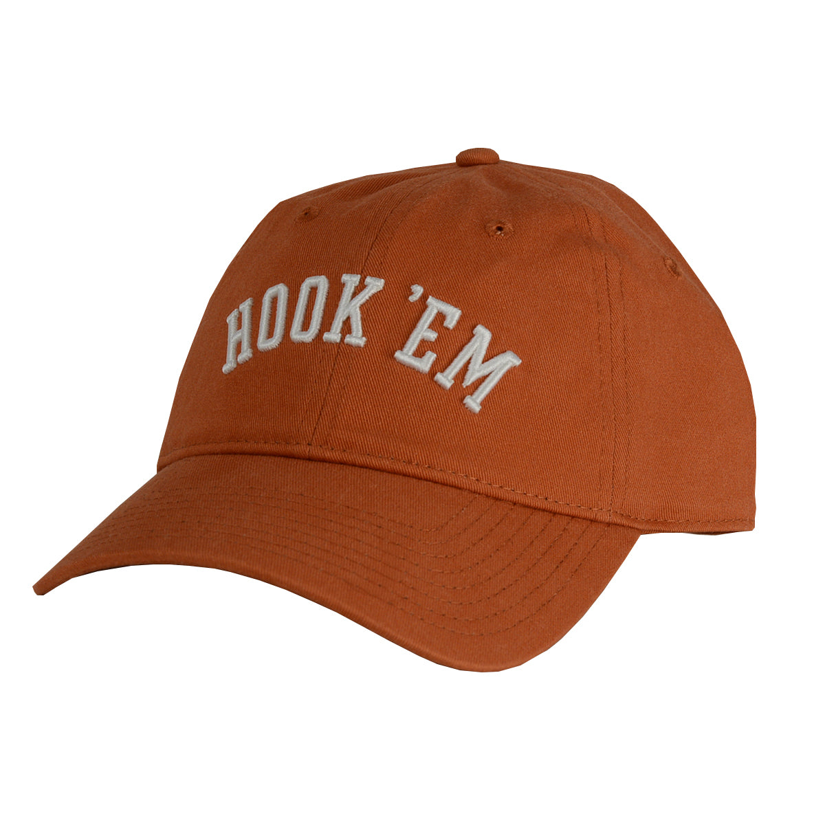 Texas Longhorn The Game Hook'em  Embroidered Cap (G19-V771 (Burnt Orange)