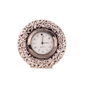 Brighton Crystal Ball Silver Desk Clock (G20170)