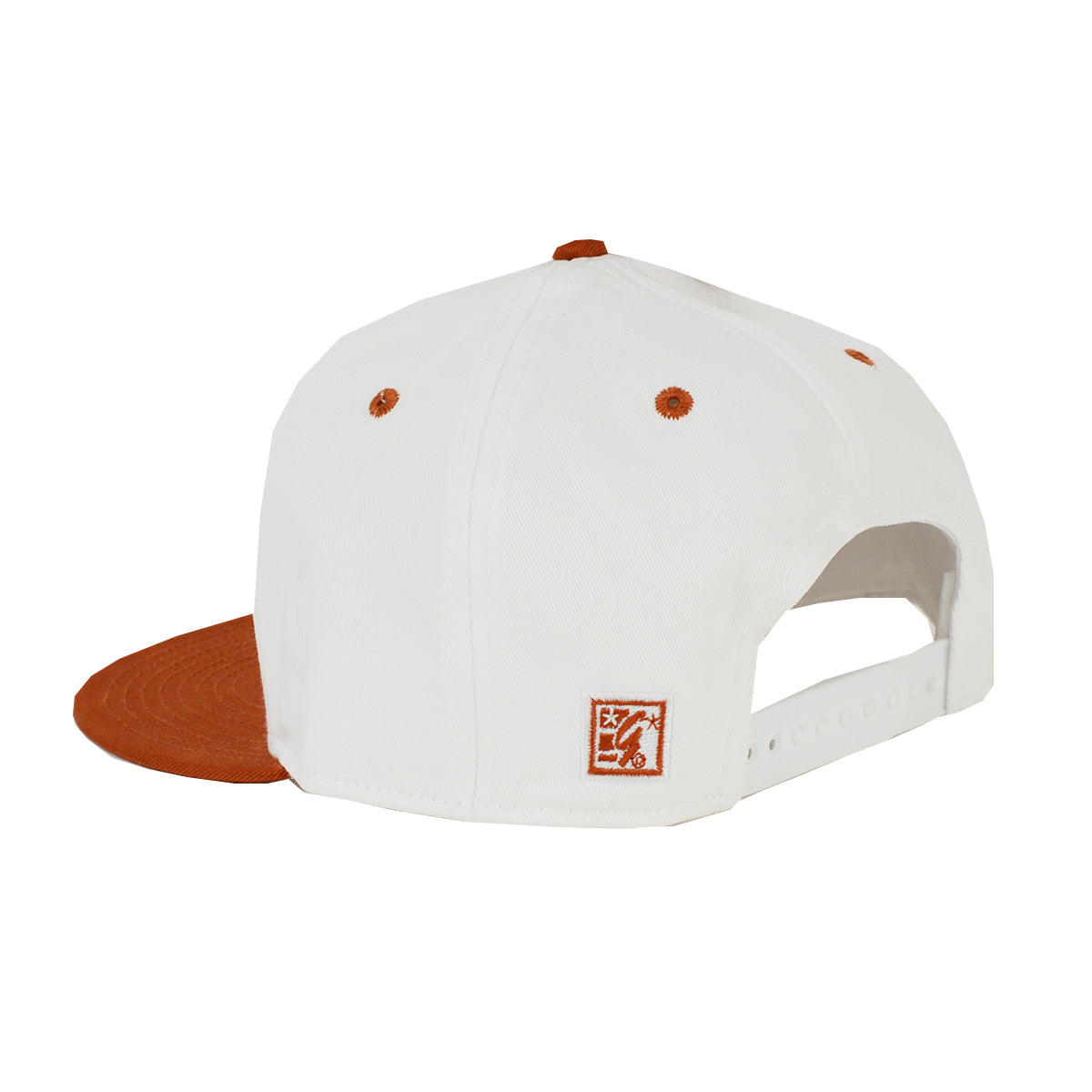 The Game Cotton We Own This State Cap (G12-V01) (White With Burnt Orange )