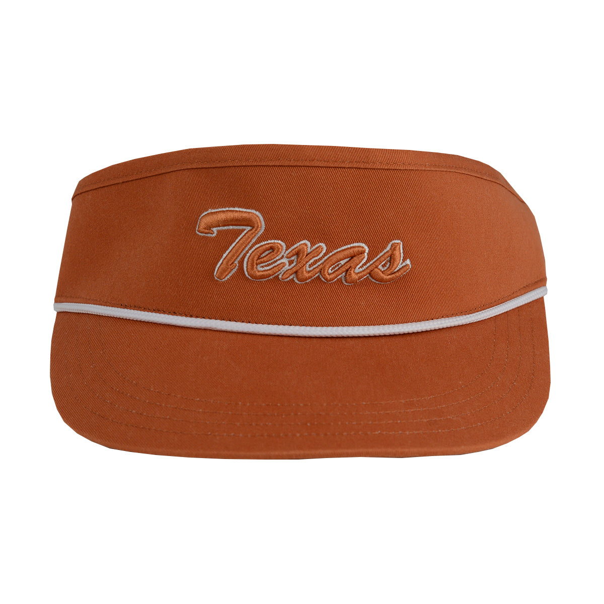 The Game Script Texas Unisex Ribbon Visor (G84-V0000015)(Burnt Orange)