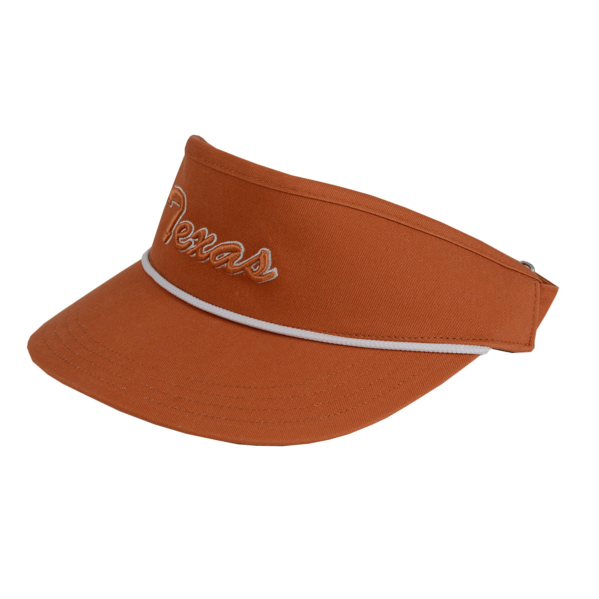 The Game Script Texas Unisex Ribbon Visor (G84-V0000015)(Burnt Orange)