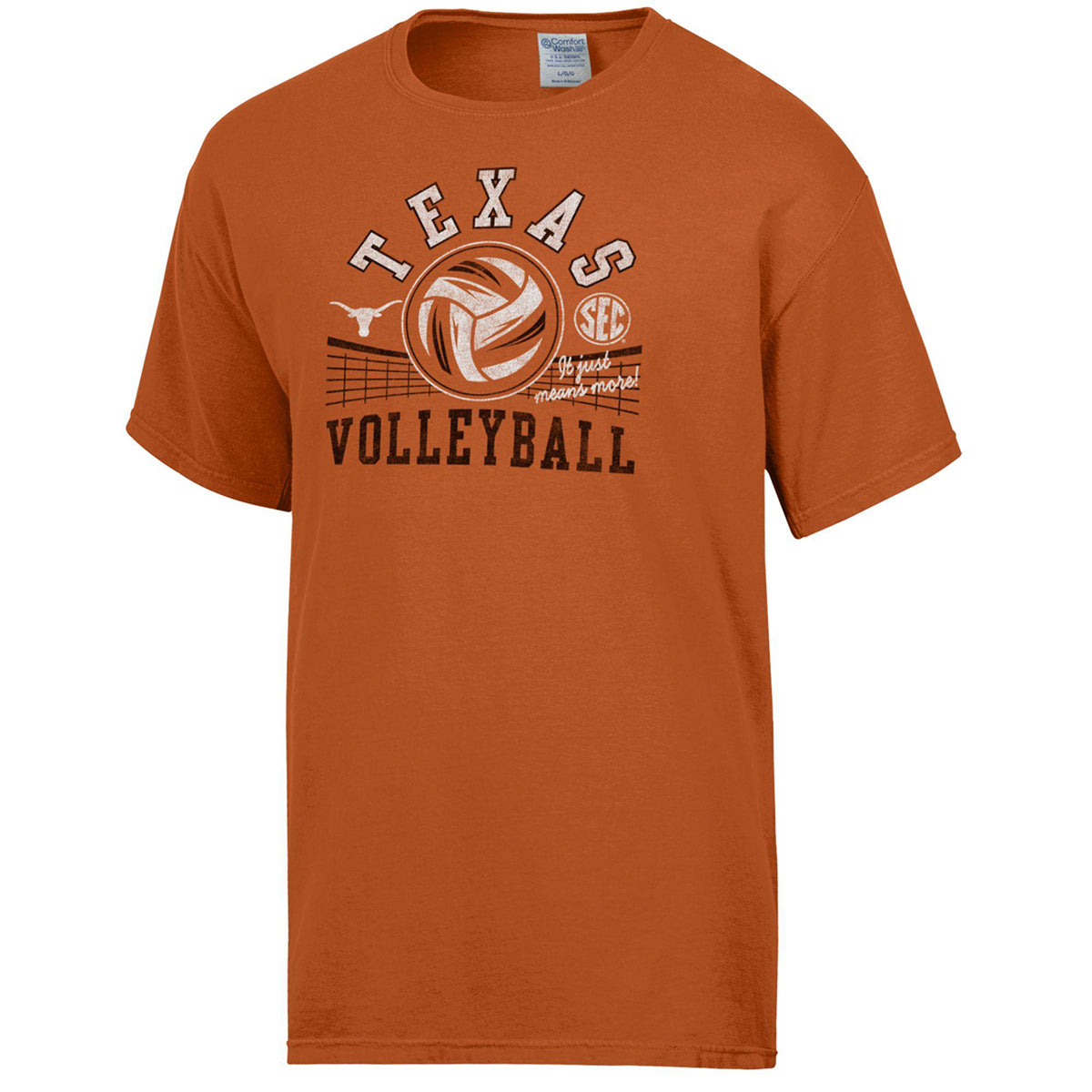 Texas Longhorn SEC Unisex Volley Ball Tee (BORNG)(GDH100TX-622)