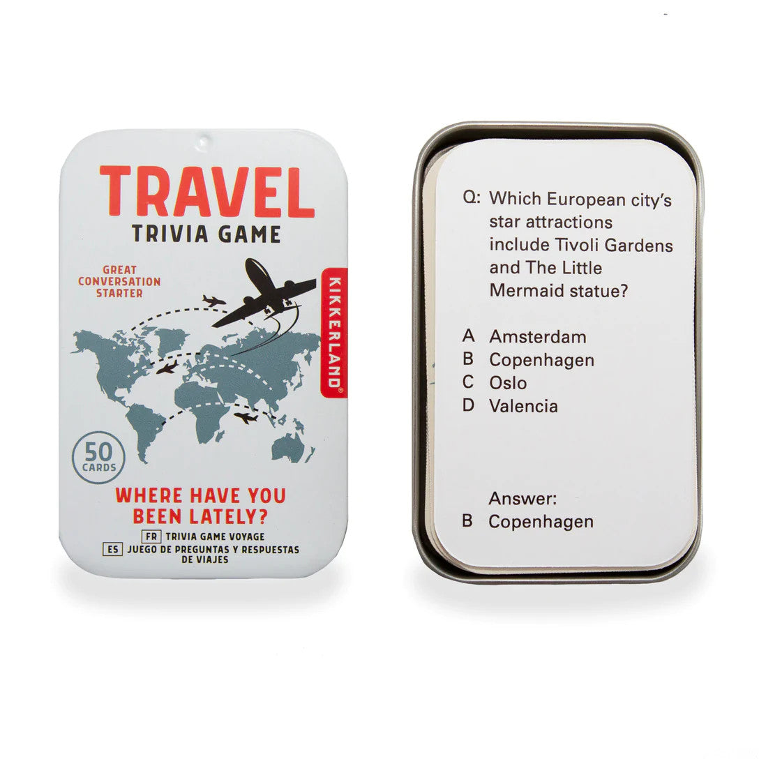 Kikkerland Travel Trivia Game