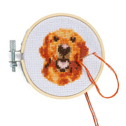 Kikkerland Dog Mini Cross Stitch Embroidery Kit