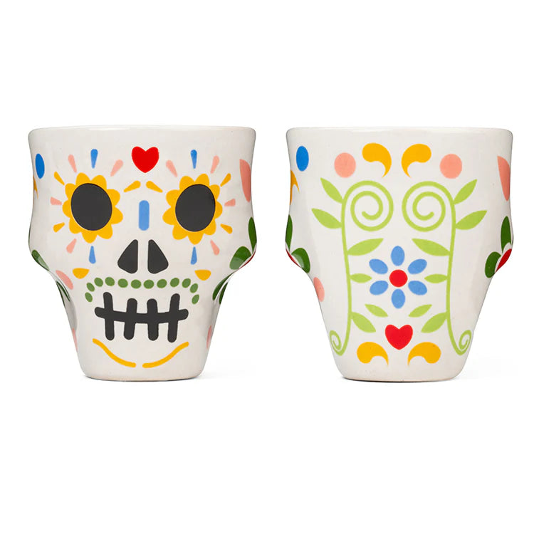 Kikkerland Sugar Skull Shot Glasses  (GL22)