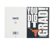 Texas Longhorn You Did It Grad ! Greeting Card (GR102)