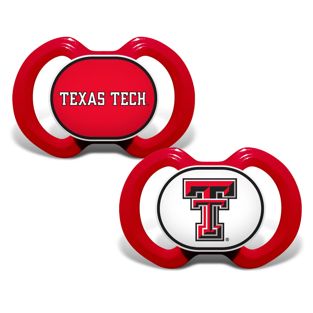 Baby Fanatic - Texas Tech  - Officially Licensed NCAA Pacifier 2-Pack