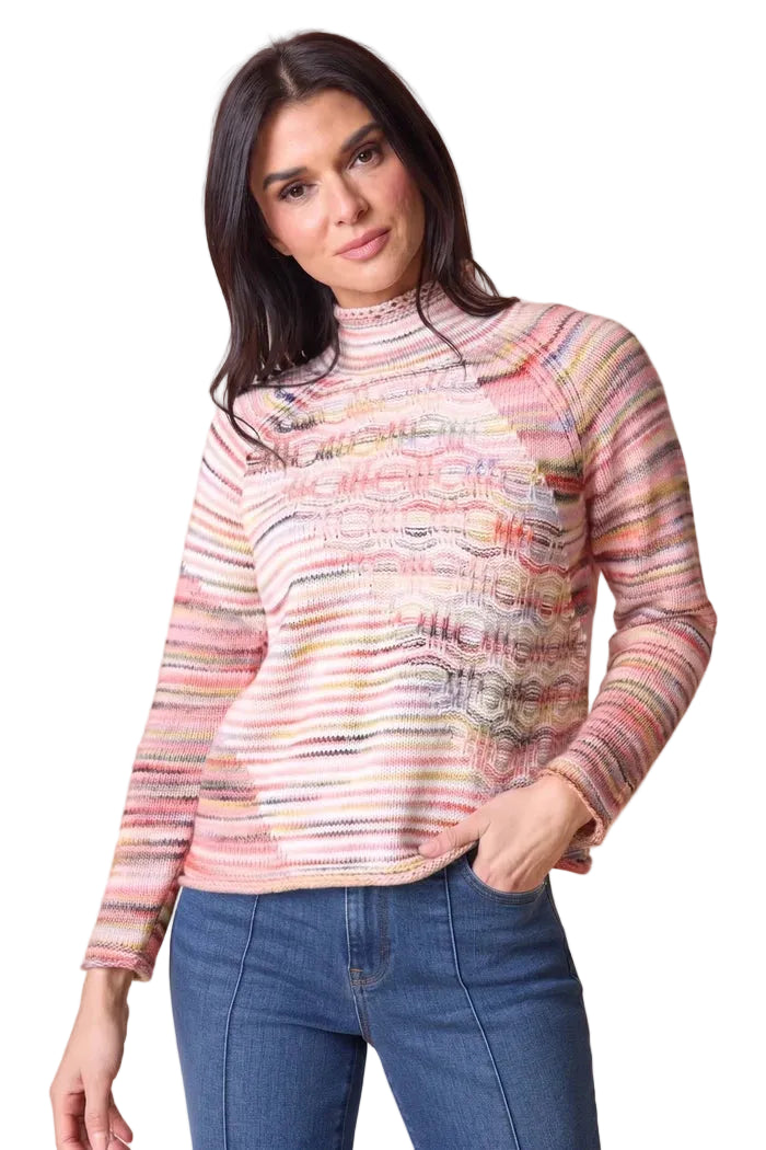 Habitat Highland Hues Mixed Stitch Pullover (88829) (Wineberry)