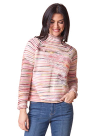 Habitat Highland Hues Mixed Stitch Pullover (88829) (Wineberry)