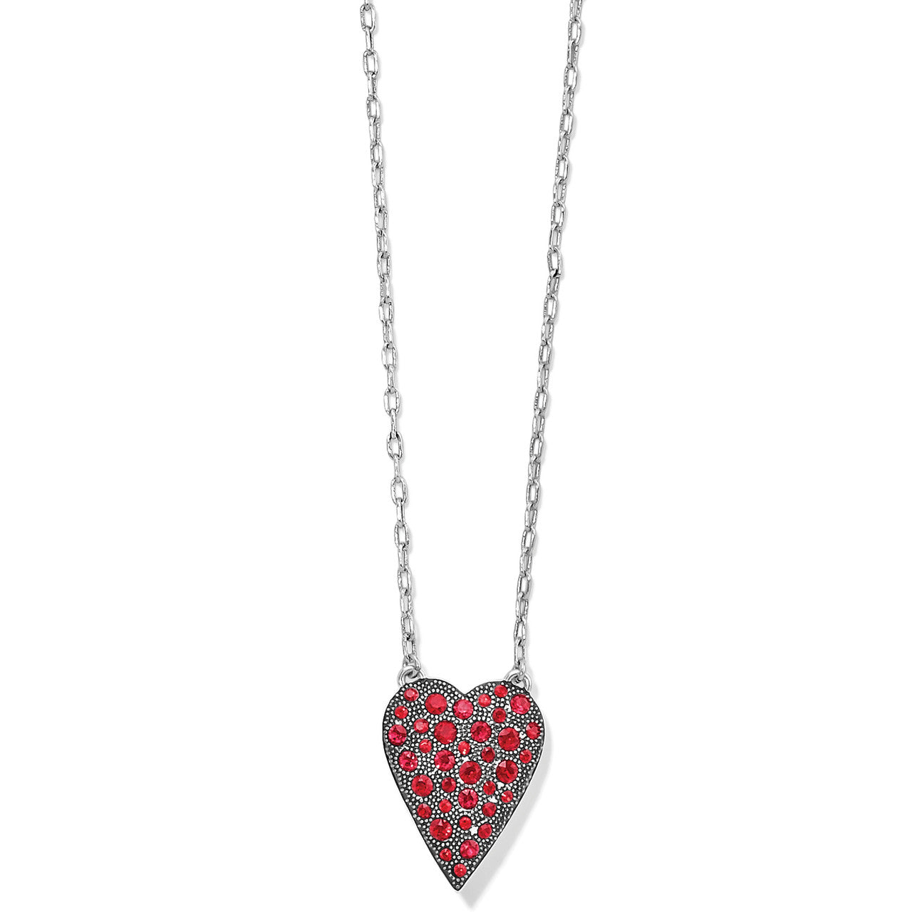 Brighton Petite Red Glisten Heart Necklace (JM4753)