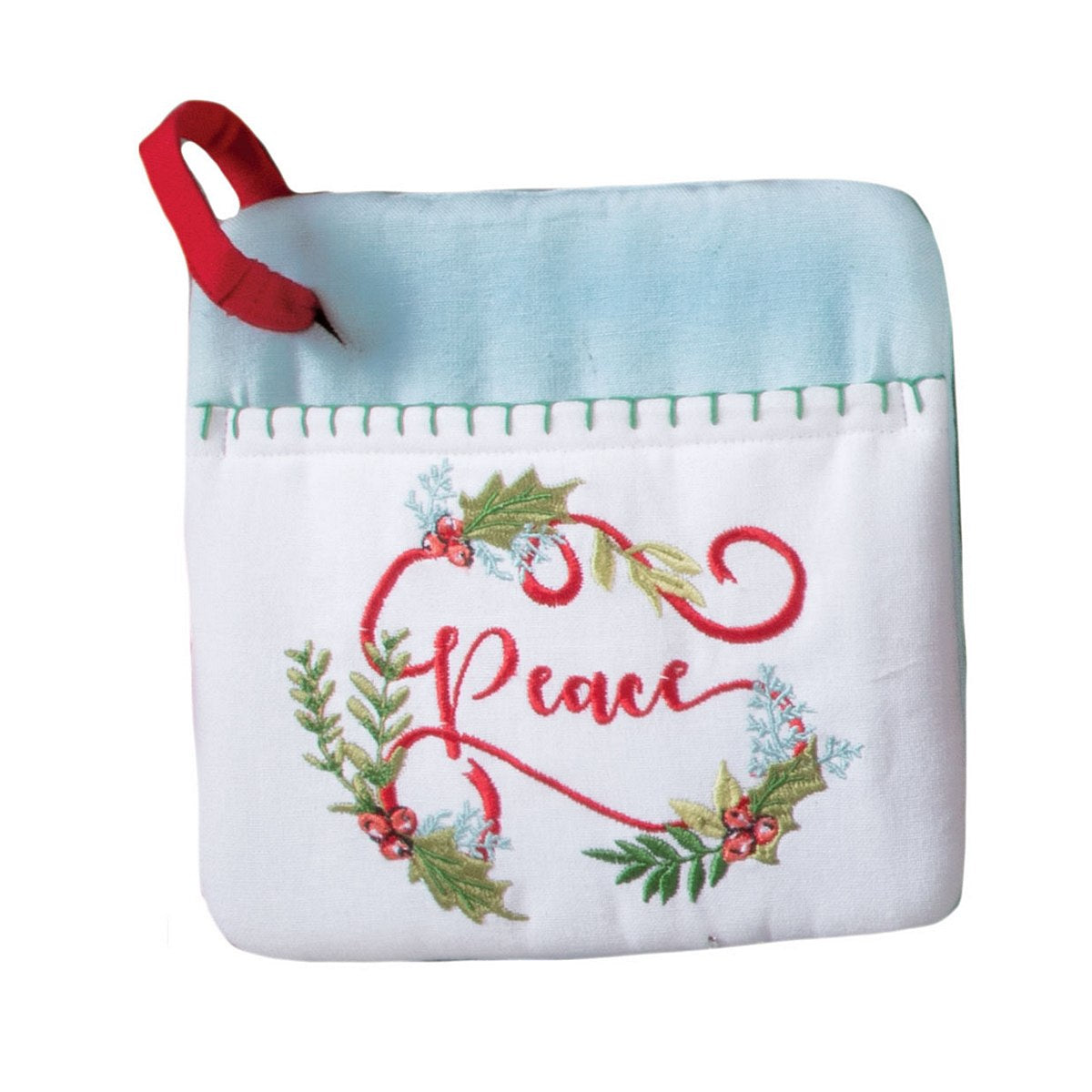 Kay Dee Christmas Morning Embroidered Pocket Mitt (H7212)