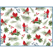 Kay Dee Winter Blue Cardinal Countertop Drying Mat (H7229)