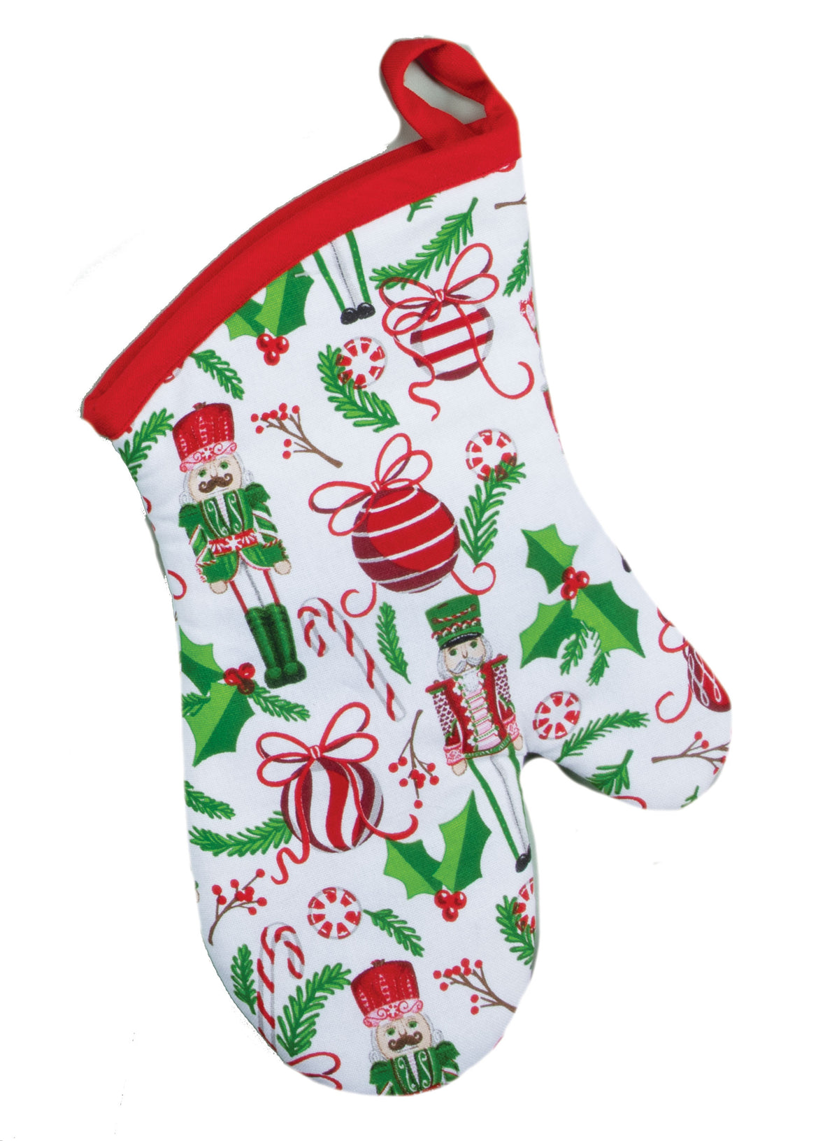 Kay Dee Merry Nutcrackers Oven Mitt (H8299)