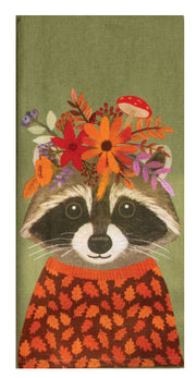 Kay Dee Raccoon Dual Purpose Towel (H8363)