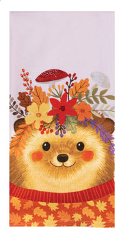 Kay Dee Hedgehog Dual Purpose Towel (H8365)