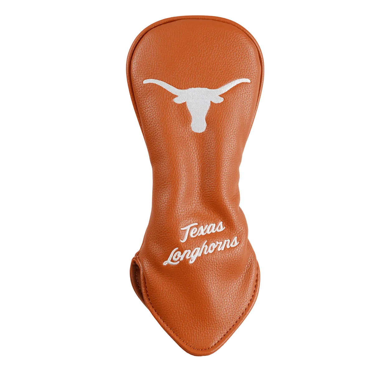 Texas Longhorn Embroidered Solid Head Cover Hybrid (HCH-Solid-PB) (Burnt Orange)