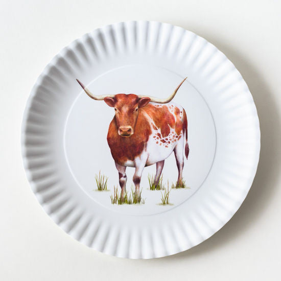 Longhorn Melamine Platter (ME0181)