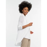 Nic & Zoe Featherweight Back of Chair Cardigan (All1191) (White)