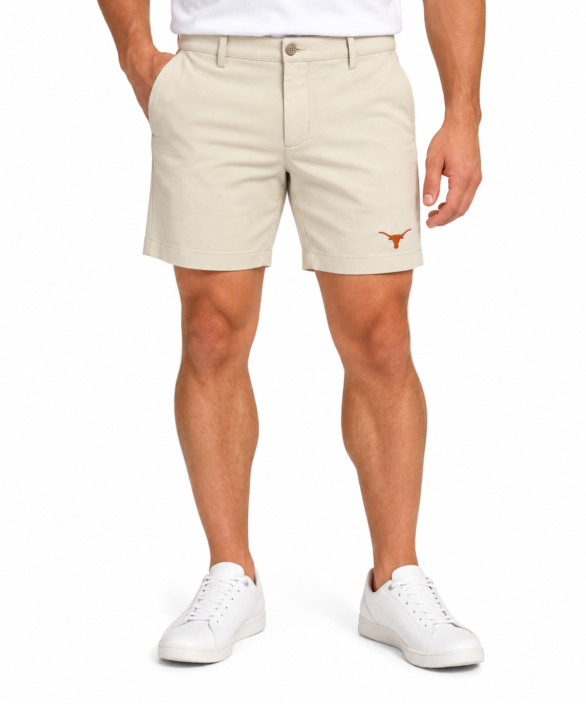 Texas Longhorn Tommy Bahama Chip Shot Shorts (ST890077)(Stone)