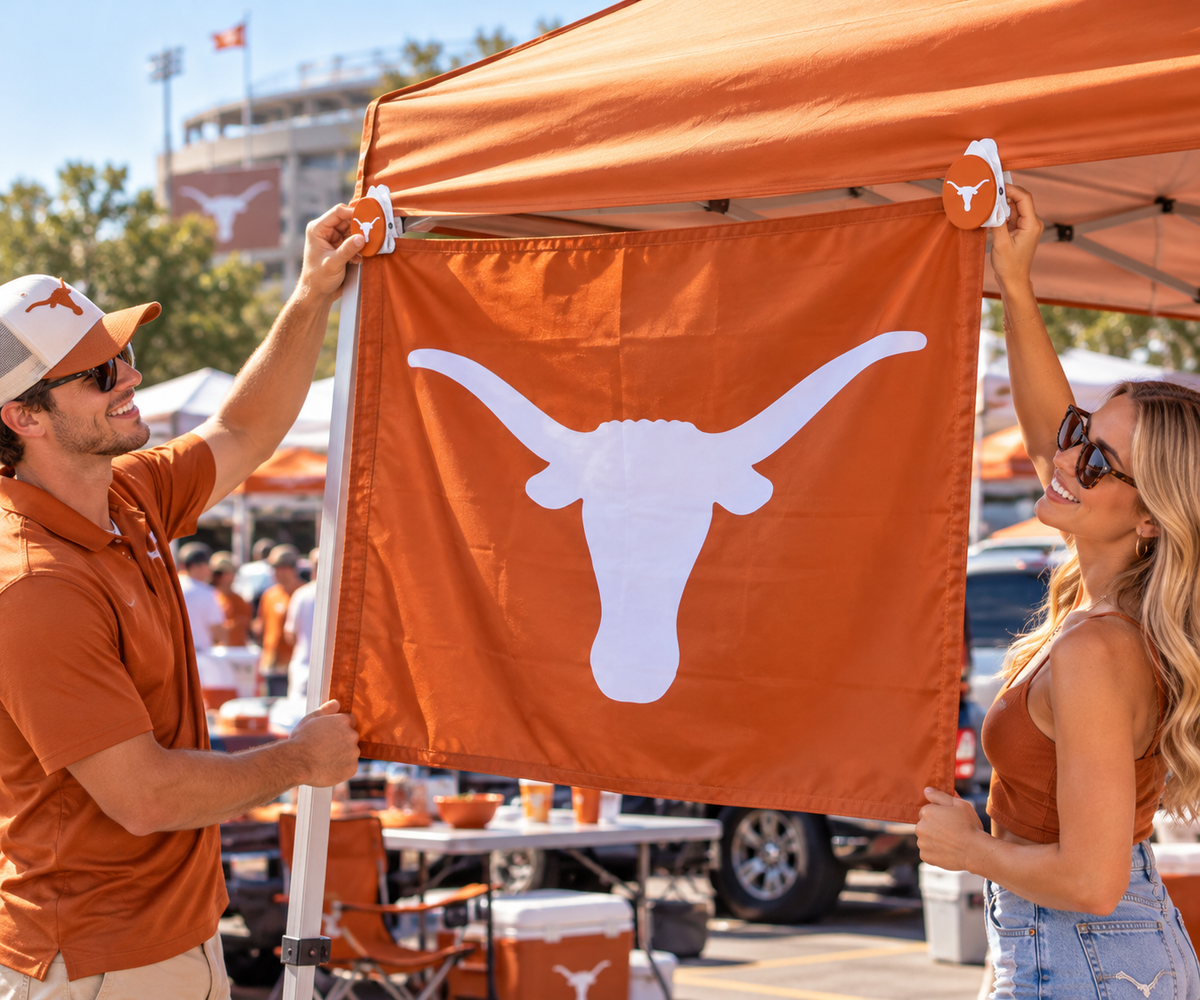 Texas Longhorn Sport Clips (Set of 2) (99434)
