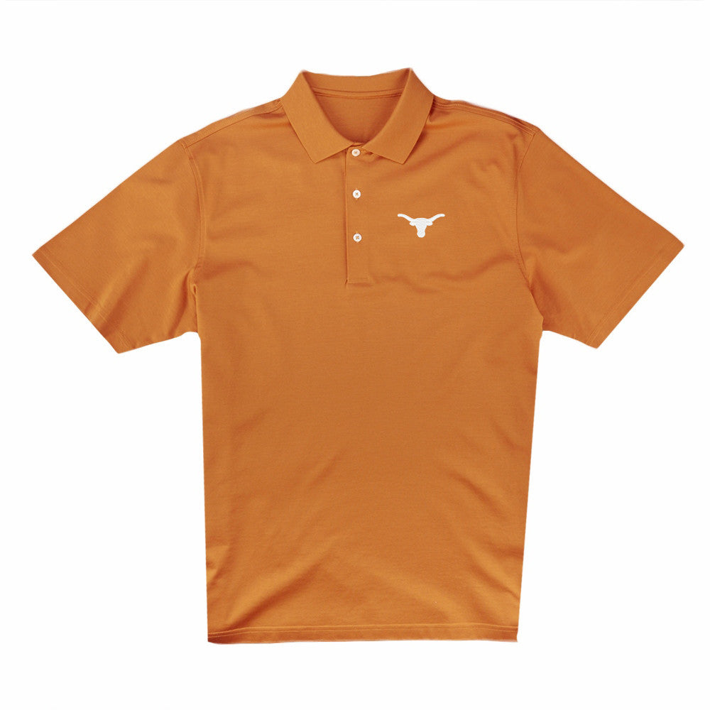 Texas Longhorn 40 Acres Mens SUPIMA Mercerized Polo (IS62200)