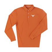 Texas Longhorn 40 Acres Mens Ecotec Polo (IS66001)