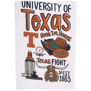 Texas Longhorns Icons Tea Towel (470153401)