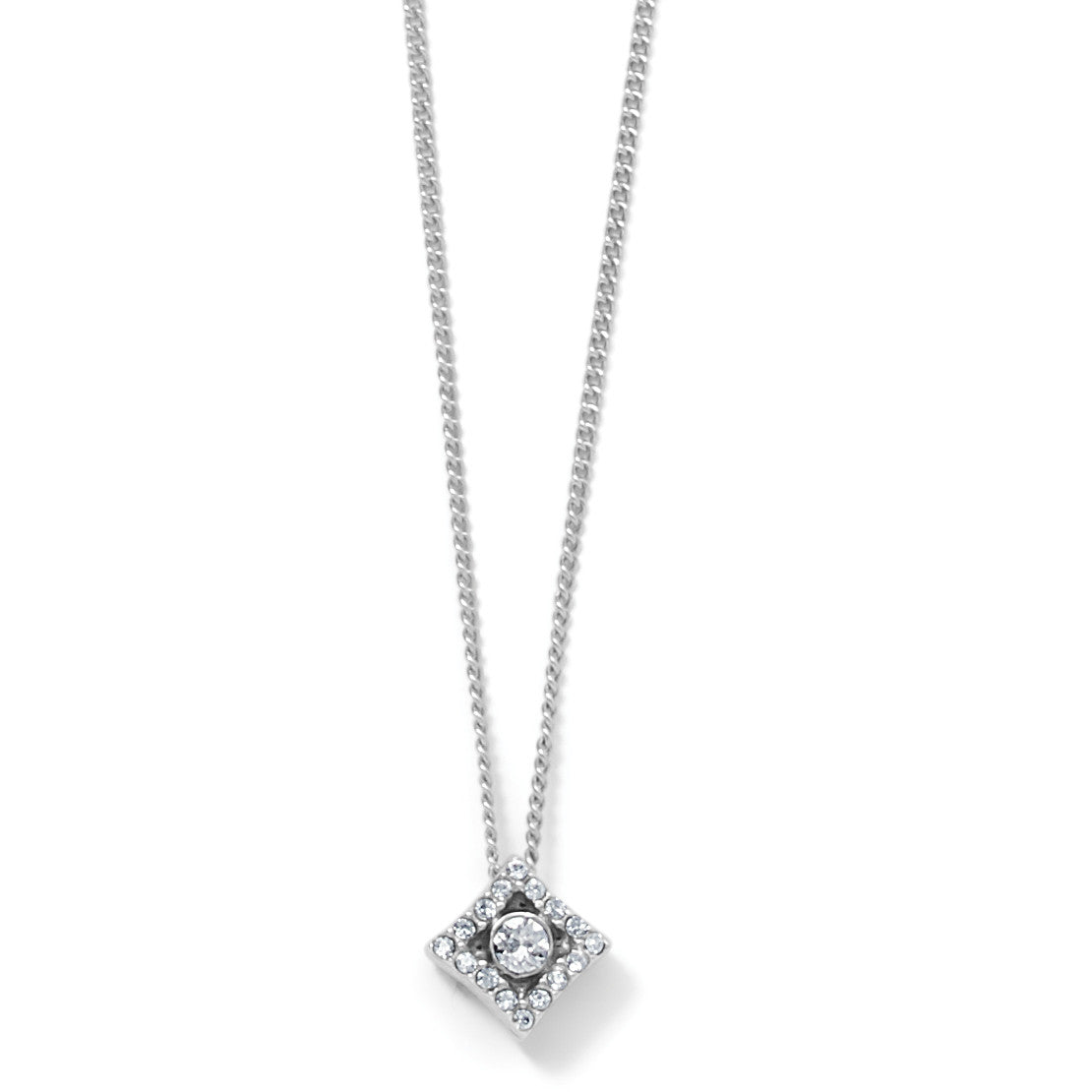 Brighton Illumina Diamond Petite Necklace (JM4651) SLV