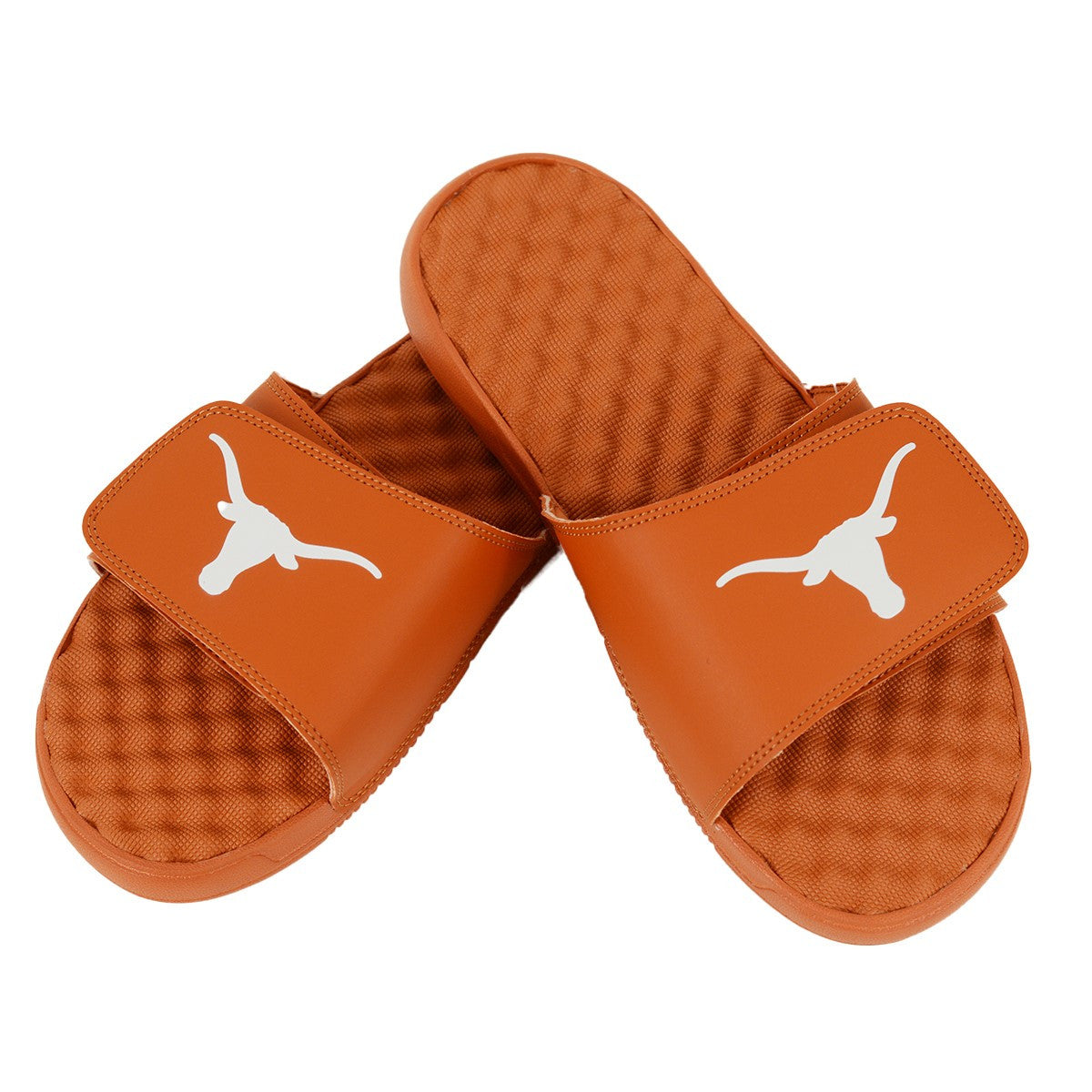 Texas Longhorn Mantra Burnt Orange Slide Sandal