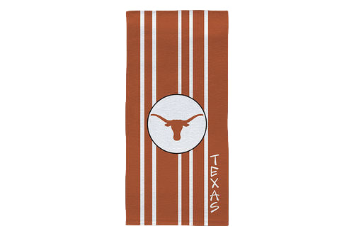 Texas Longhorn Magnolia  Lane Terry Texas Striped Hand Towel (22591)(Burnt Orange )