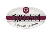 Texas A&M Magnolia Lane Melamine Oval  Platter (24650)