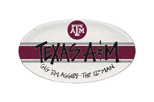 Texas A&M Magnolia Lane Melamine Oval  Platter (24650)