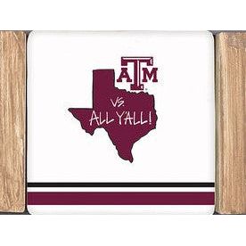 Texas ATM Stripe Coaster Set (24654)