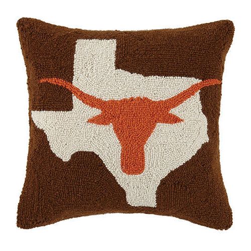 Texas Longhorn Hook Pillow