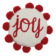 Peking Handicraft Joy Poms Hook Pillow