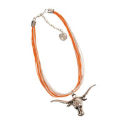 Texas Longhorn Concho Necklace (34922)