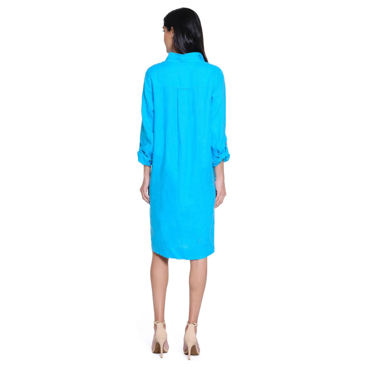 John Mark Pull On Front Pocket Ocean Blue Dress