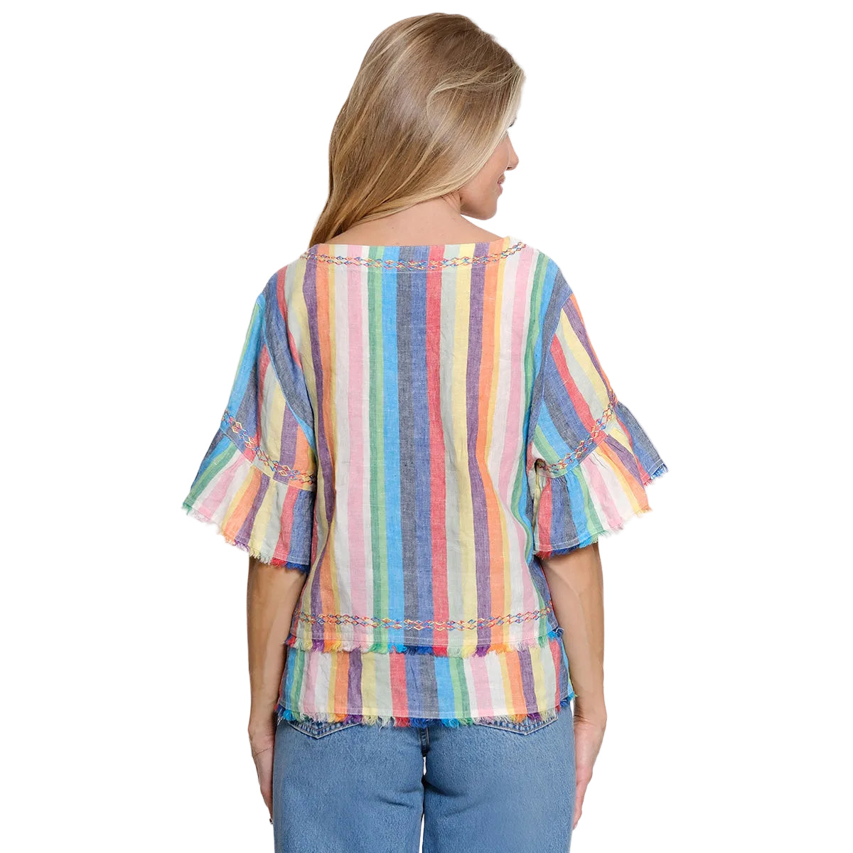 John Mark Yard Dyed Stripe Pull On-Top (J26439TM)