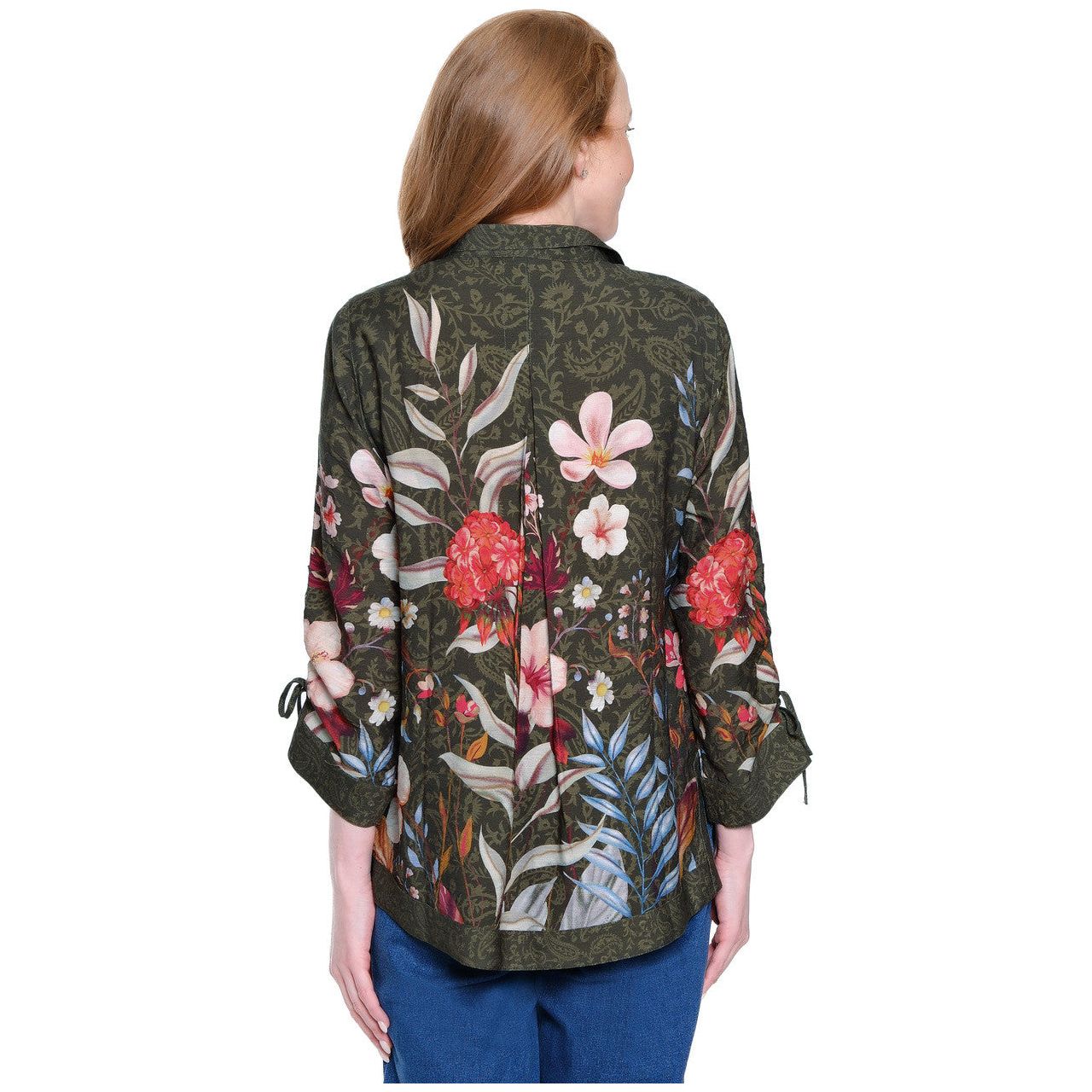 John Mark Border Print Top  (J35843BM)