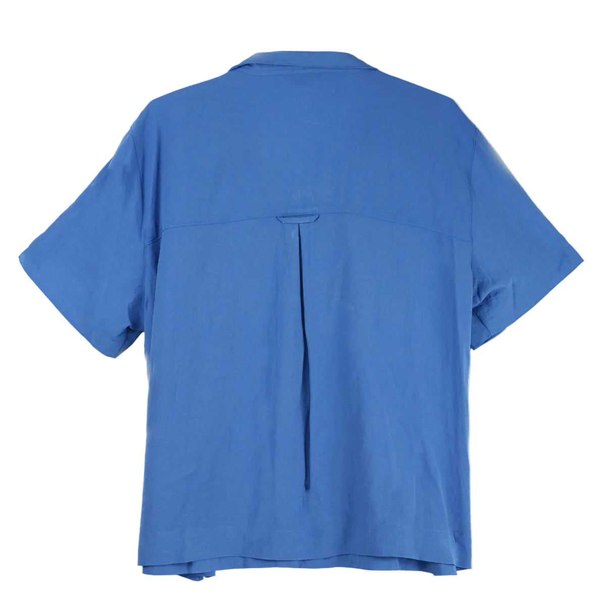 John Mark Solid Short Sleeve Blouse (J56130BM) (Corn Flower)