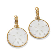 Brighton Del Mar Charm Leverback Brushed Gold Earrings (JA0171)