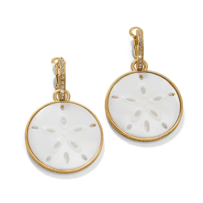Brighton Del Mar Charm Leverback Brushed Gold Earrings (JA0171)