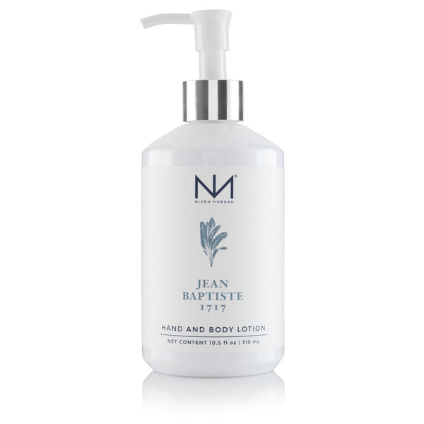 Niven Morgan Jean Baptist 1717 Hand & Body Lotion 10.5 oz