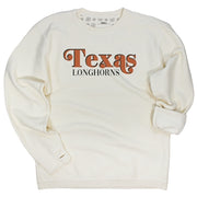 Texas Longhorn Capri Designs First Down Corded Fleece Pullover (K304TEX25)
