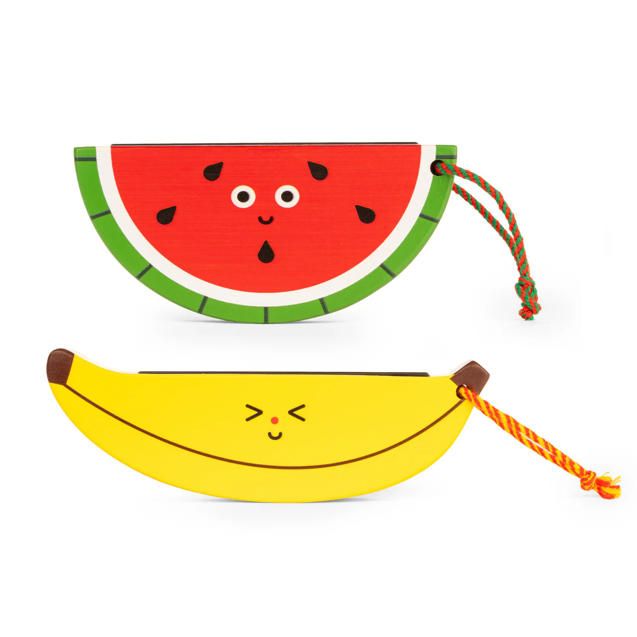 Kikkerland Kidoki Wooden Fruit Harmonica (Fruit Selected at Random)
